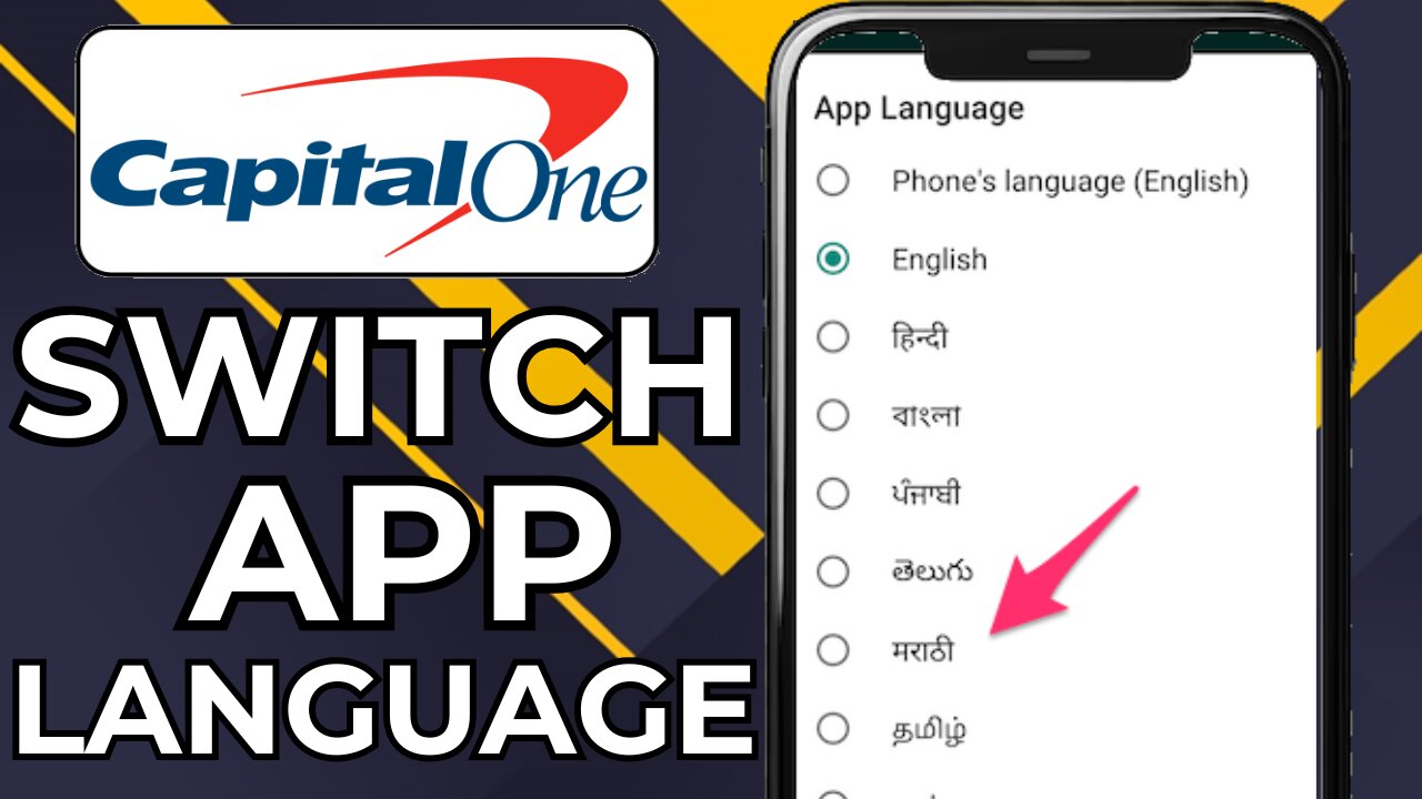 HOW TO CHANGE LANGUAGE ON CAPITAL ONE APP