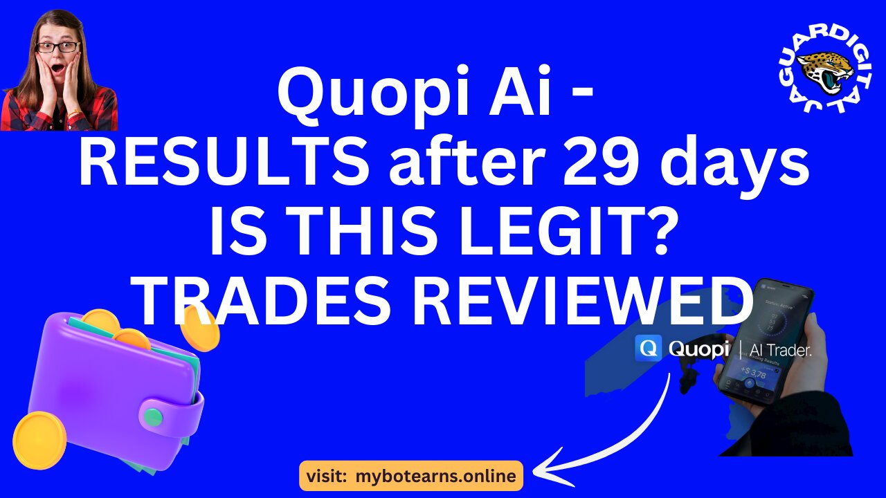 Quopi Ai Bot Trading - Is This Legit? - Day 29 Results - Trade Reviews