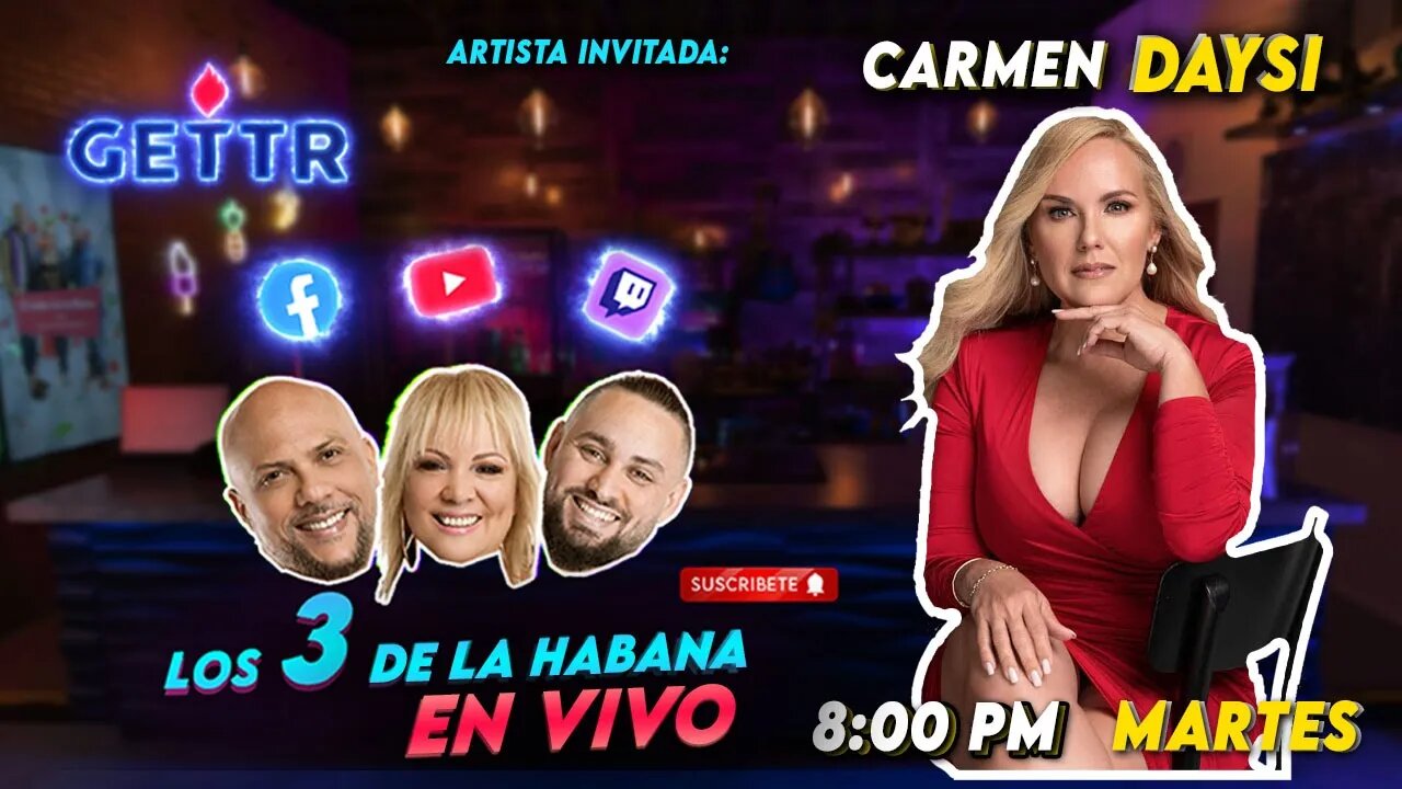 🔴🔥Los 3 de La Habana LIVE 🔥 Carmen Daysi 🎭 🔥