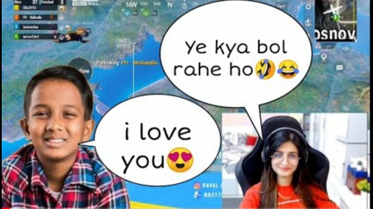 JaatZamidar payal proposed by random for shadi 😂😜 payal meet funny random in pubg gameplay.mp4