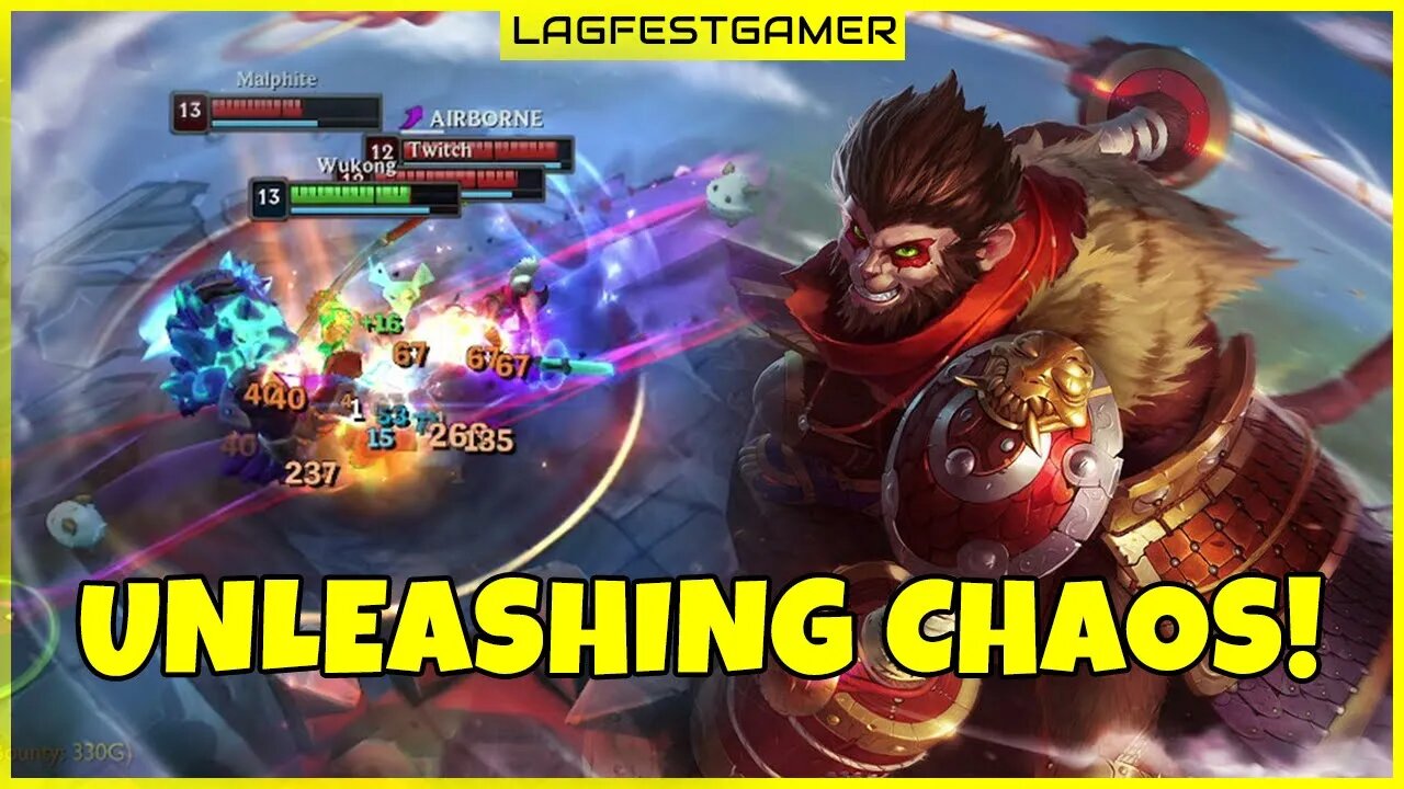 Unleashing Chaos - Wukong League of Legends ARAM Gameplay