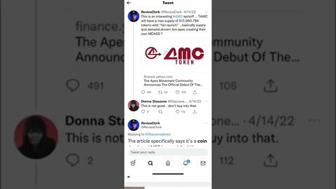AMC Token Scam Confirmed