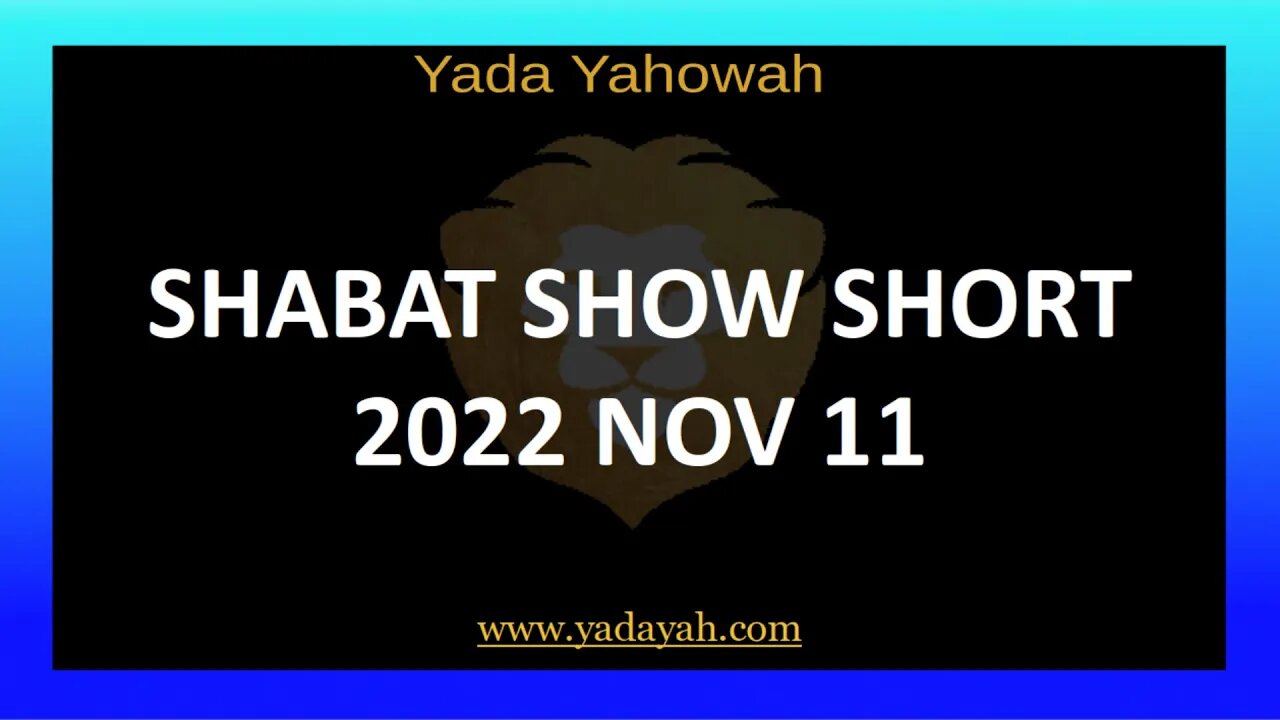 Shabat Show Short 2022 Nov 11
