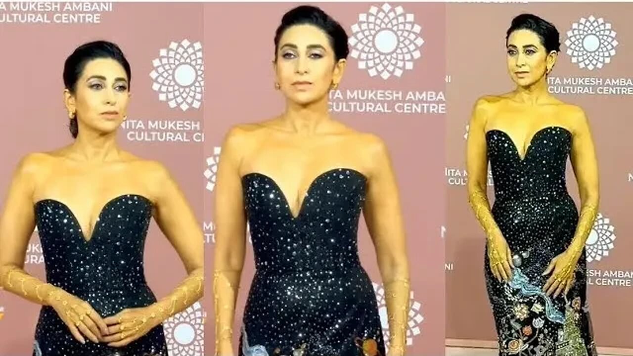 Karisma Kapoor hot look at second day of Ambani’s event NMACC Launch