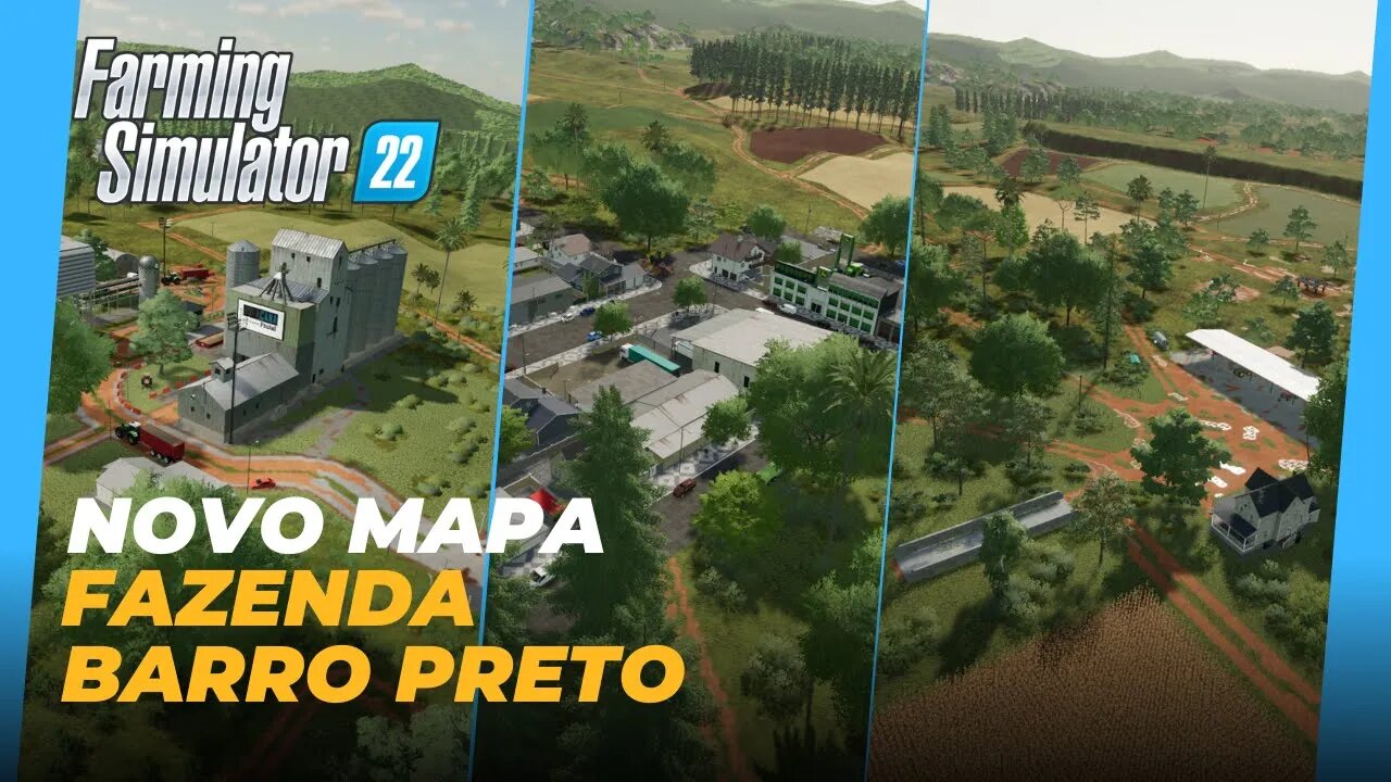 FS22 Mapa Brasileiro FARMING SIMULATOR 22 FAZENDA BARRO PRETO