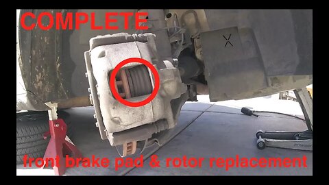 Front brake noise, Pad and Rotor Replacement Chrysler Town & Country Fix it Angel
