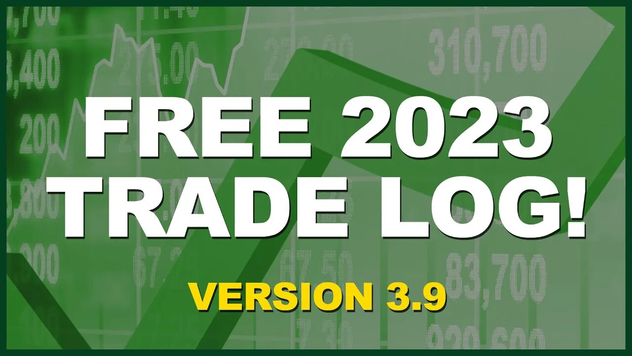 Free 2023 Options Trade Log! Trading Dashboard! Adjusted Cost Basis Feature!