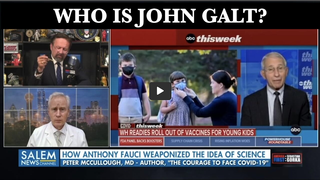 Dr. Gorka One on One W/ Dr. McCullough: SARS-CoV-2, Science, Vaccines, & More. THX John Galt