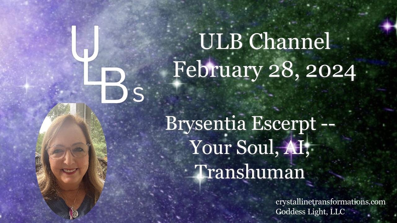 Brysentia Excerpt -- Your Soul, AI, Transhumanism 02-28-24