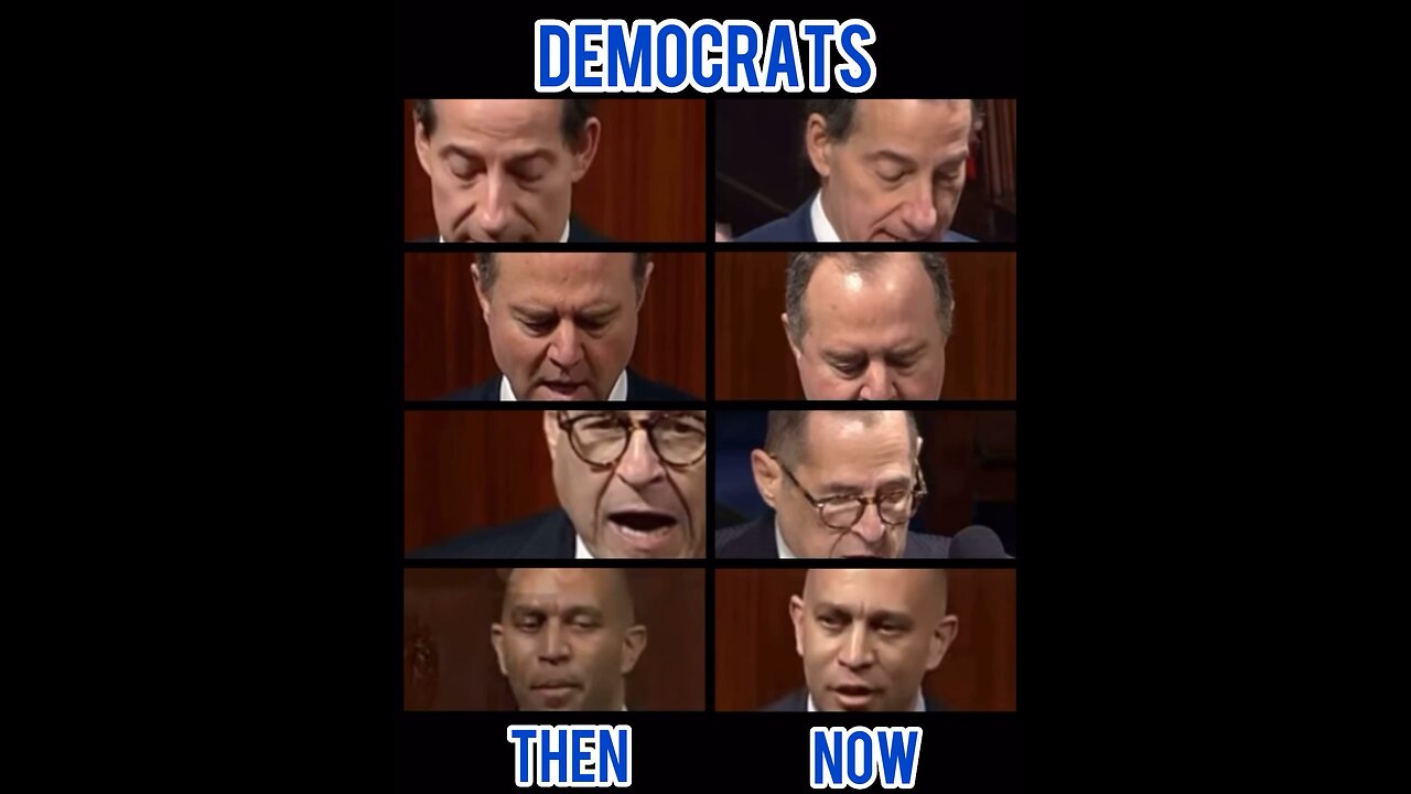 Impeachment inquiry, Democrats then and now