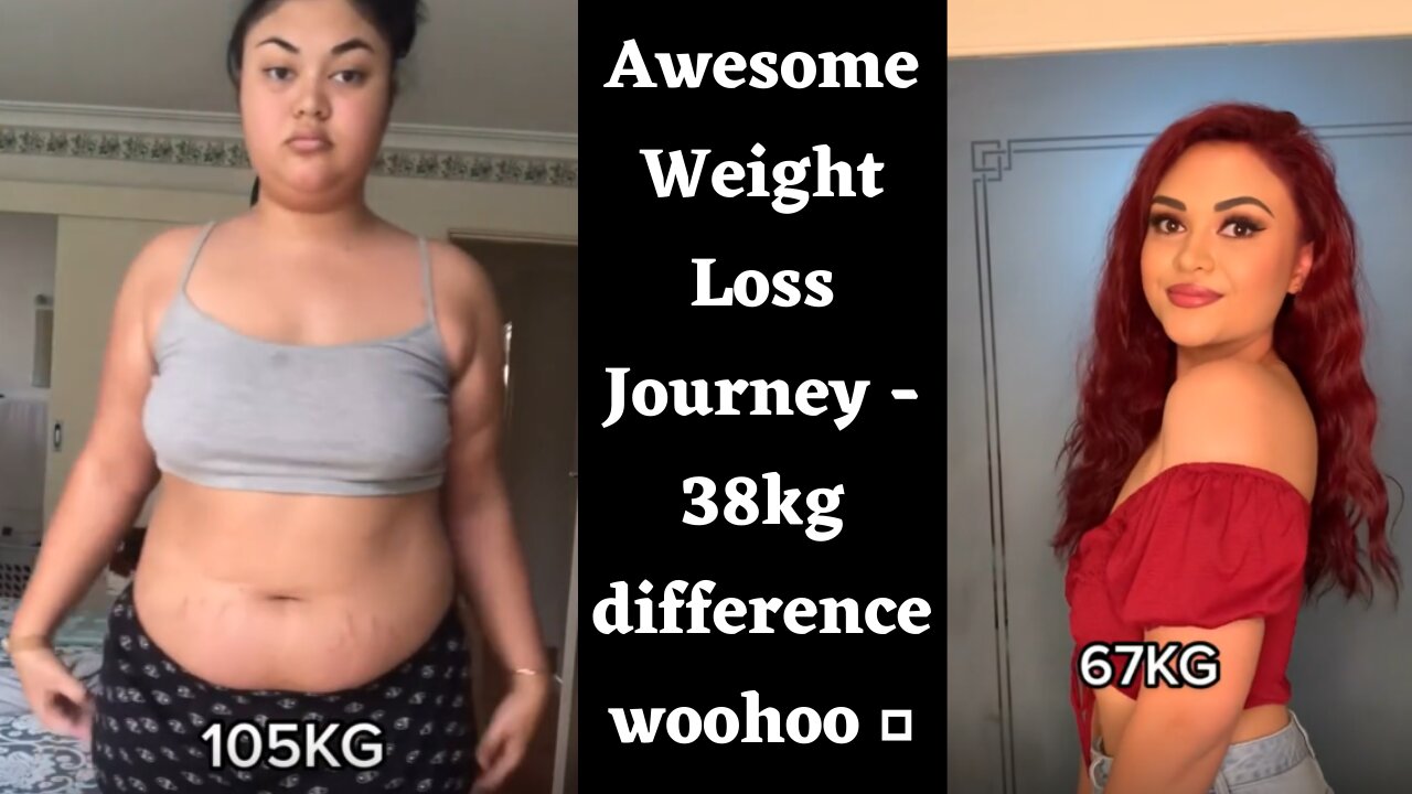 Awesome Weight Loss Transformation - 38kg difference woohoo 🎉
