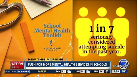 Colorado schools get help to provide mental health resources