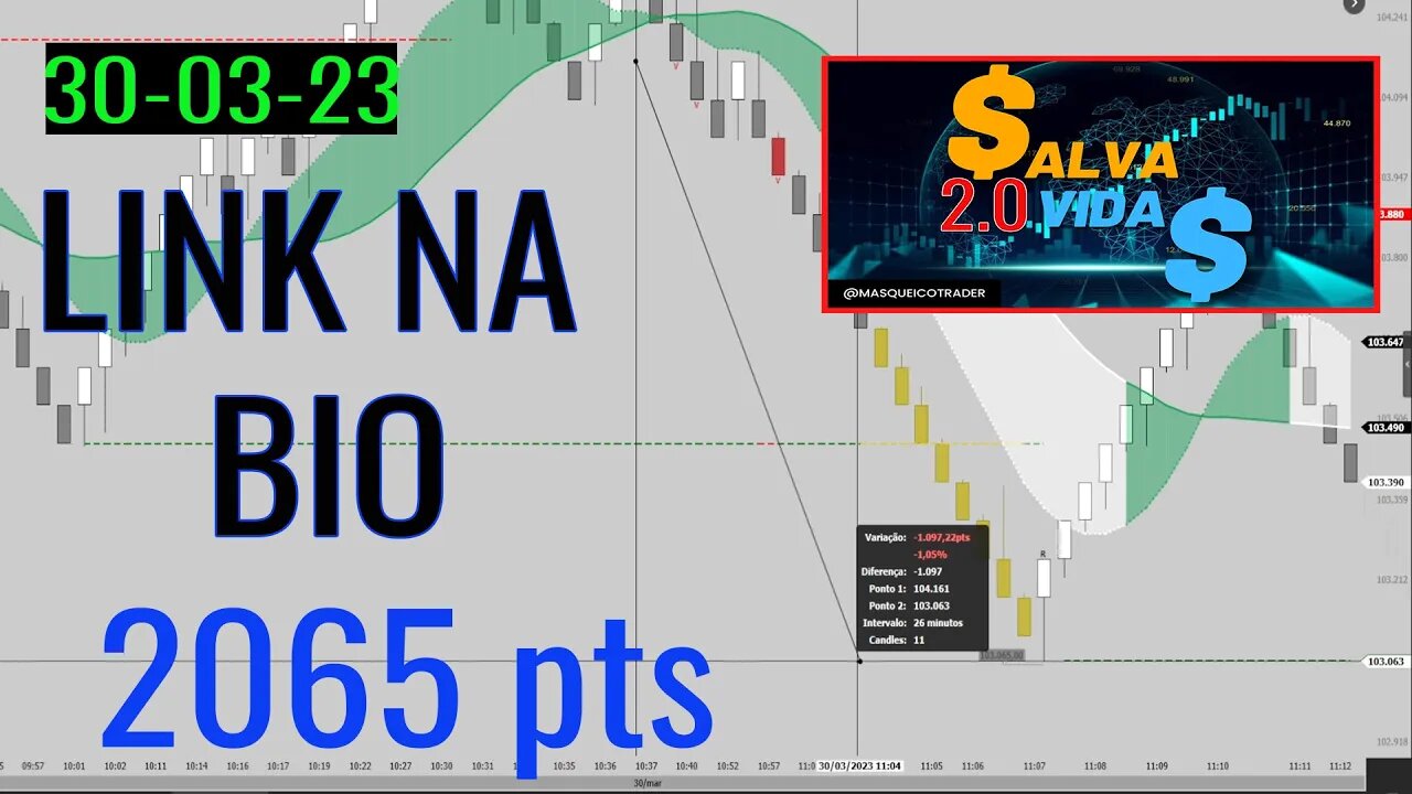 Entrada do Indicador Salva Vidas em 30/03/2023 - Masqueico Trader