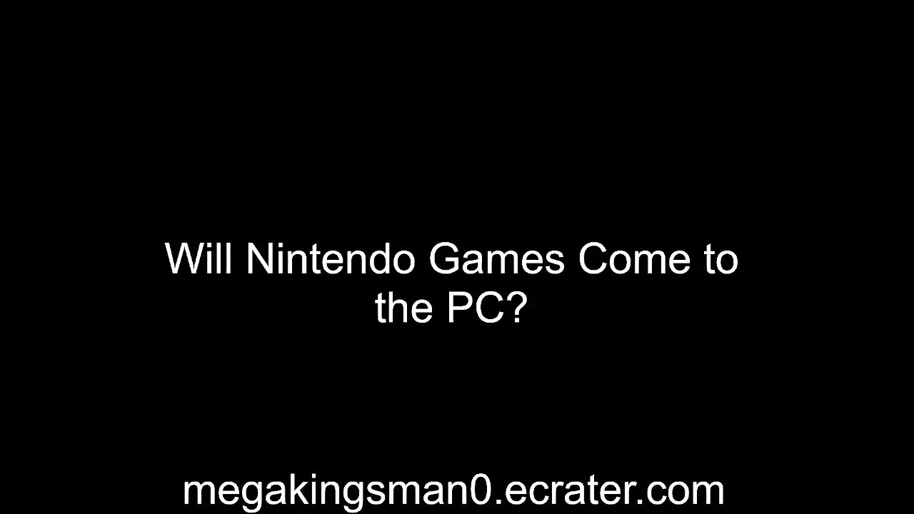 Will Nintendo Games Come to the PC?