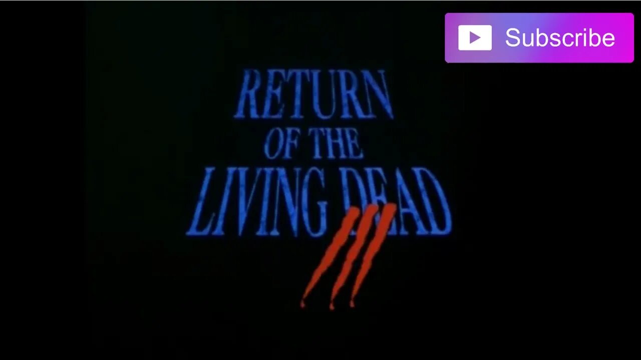 RETURN OF THE LIVING DEAD PART III (1993) Trailer [#returnofthelivingdead3trailer]