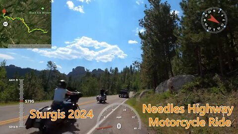 Sturgis 2024 Needles Highway Motorcycle Ride