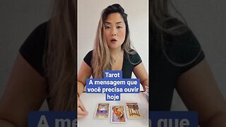 Tarot | A mensagem que você precisa ouvir hoje #tarot #tarotonline #tarotresponde #espiritualidade