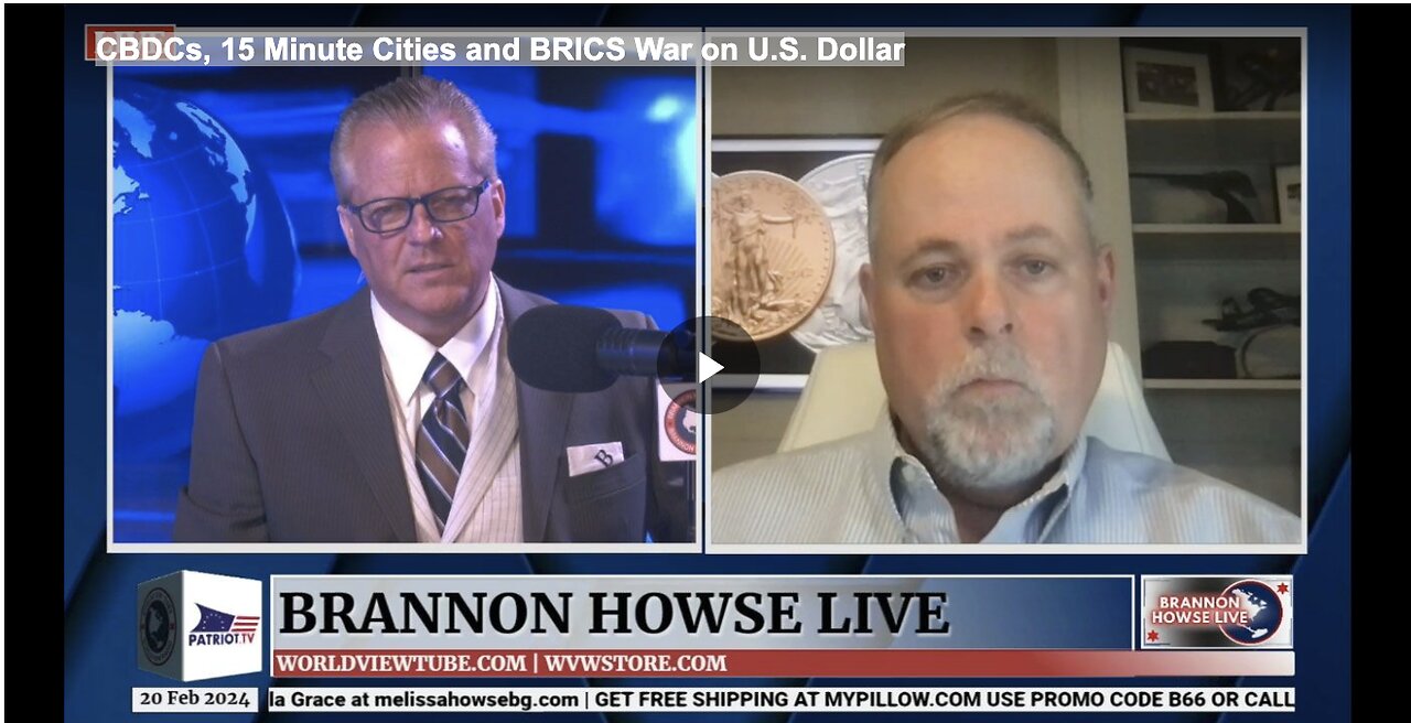 CBDCs, 15 Minute Cities and BRICS War on U.S. Dollar