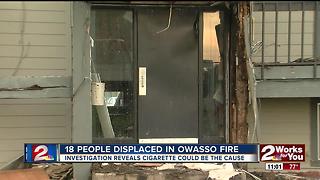 Residents displaced after apartment fire in Owasso