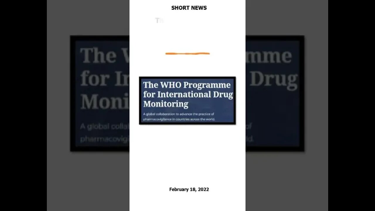 Short News World Health Organisation Data Update on Covid-19 Vaccination Adverse Drug Reactions