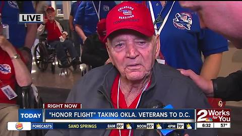 Oklahoma Warrior Honor Flight Tulsa Airport Departure (part 3))