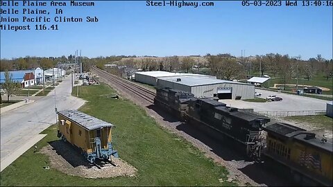 NS 9728 Leading EB Ethanol Long-hood Forward in Belle Plaine, IA on May 3, 2023