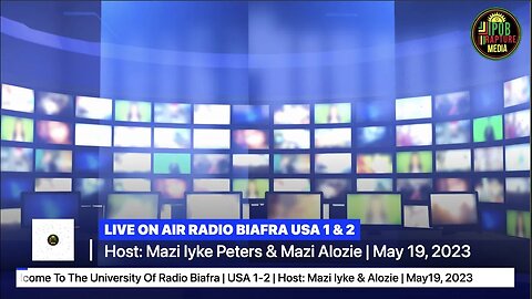 Welcome To The University Of Radio Biafra | USA 1-2 | Host: Mazi Iyke & Alozie | May19, 2023