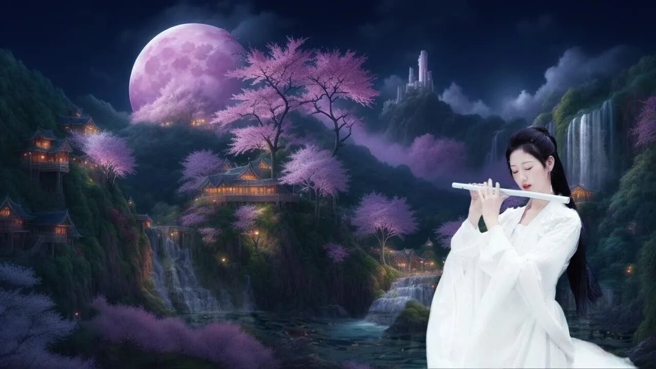 Meditation with Chinese Guzheng, Bamboo Flute #meditationmusic #meditacion #meditação #flutemusic