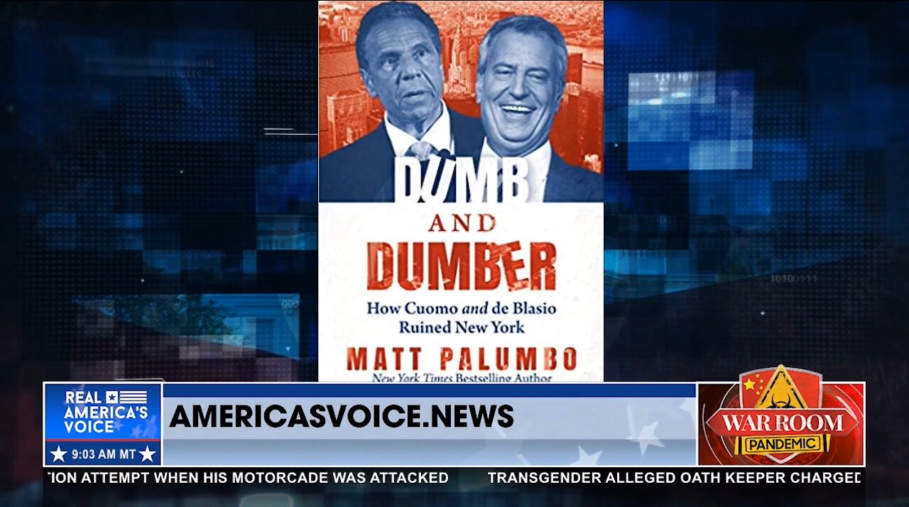 Matt Palumbo on his new book "Dumb and Dumber: How Cuomo and de Blasio Ruined New York"