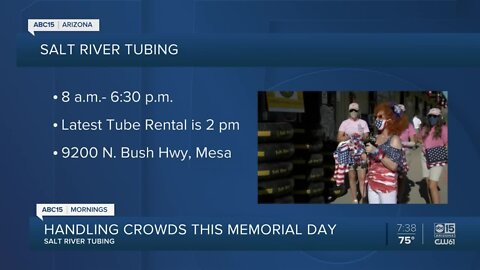 Memorial Day tubers asked to follow safety guidelines