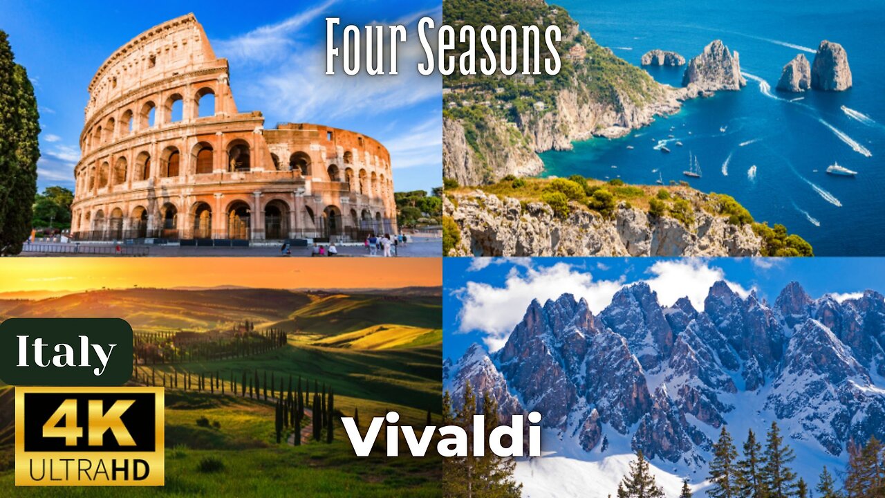 Vivaldi - Four Seasons - 4K Italy