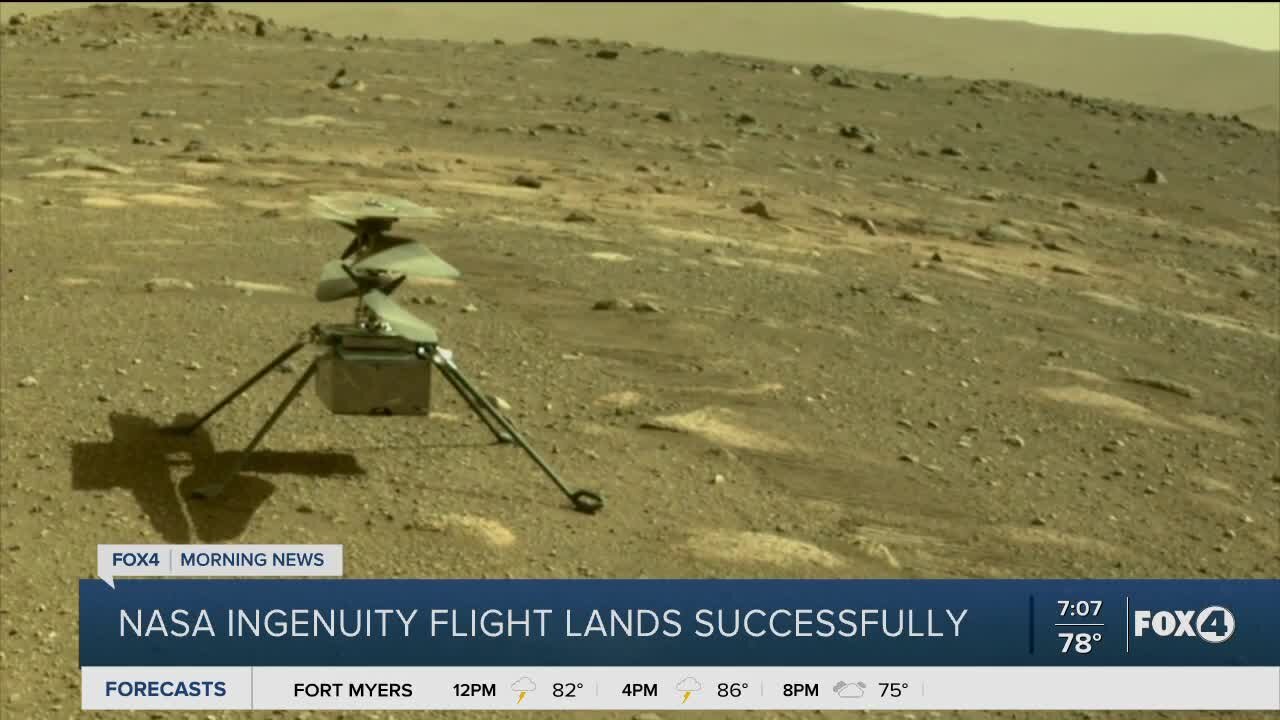 NASA Ingenuity lands successfully