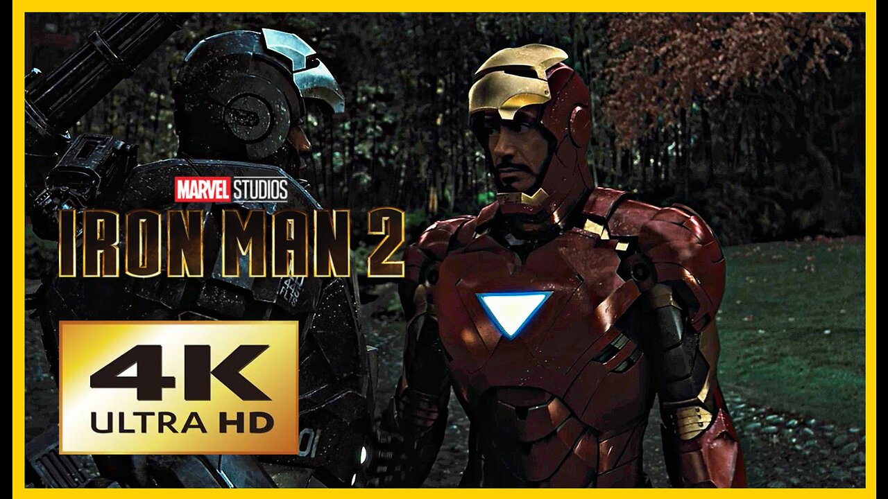 Ironman and War Machine vs Hammer Drones 4k HDR