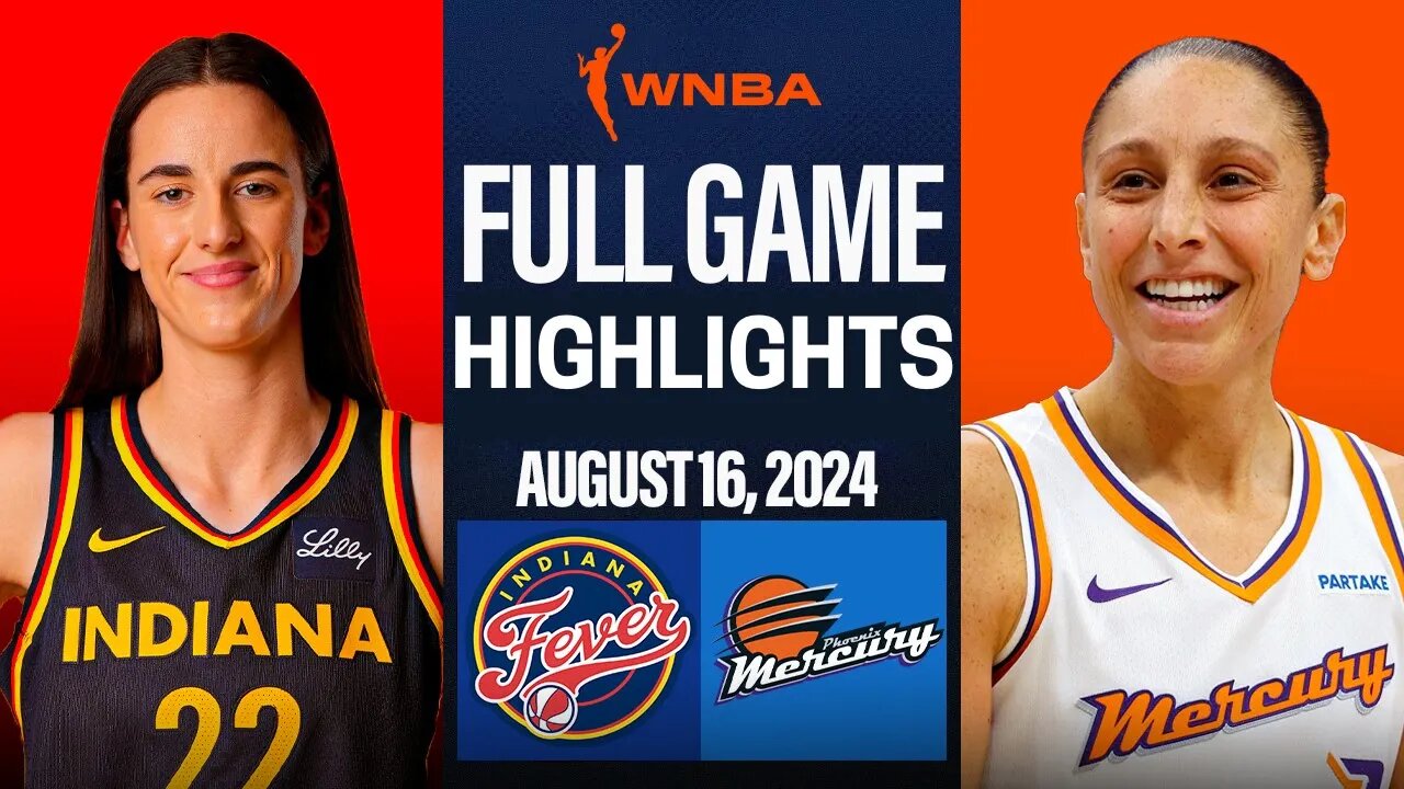 Indiana Fever vs Phoenix Mercury | Game Recap | August 16 2024 | Caitlin Clark Breaks Records