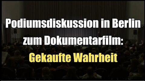 Podiumsdiskussion: Gekaufte Wahrheit - im Magnetfeld des Geldes (10.03.2021)