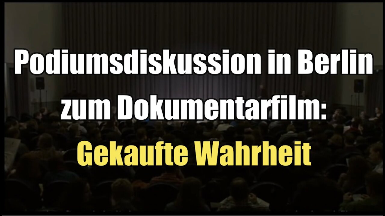 Podiumsdiskussion: Gekaufte Wahrheit - im Magnetfeld des Geldes (10.03.2021)