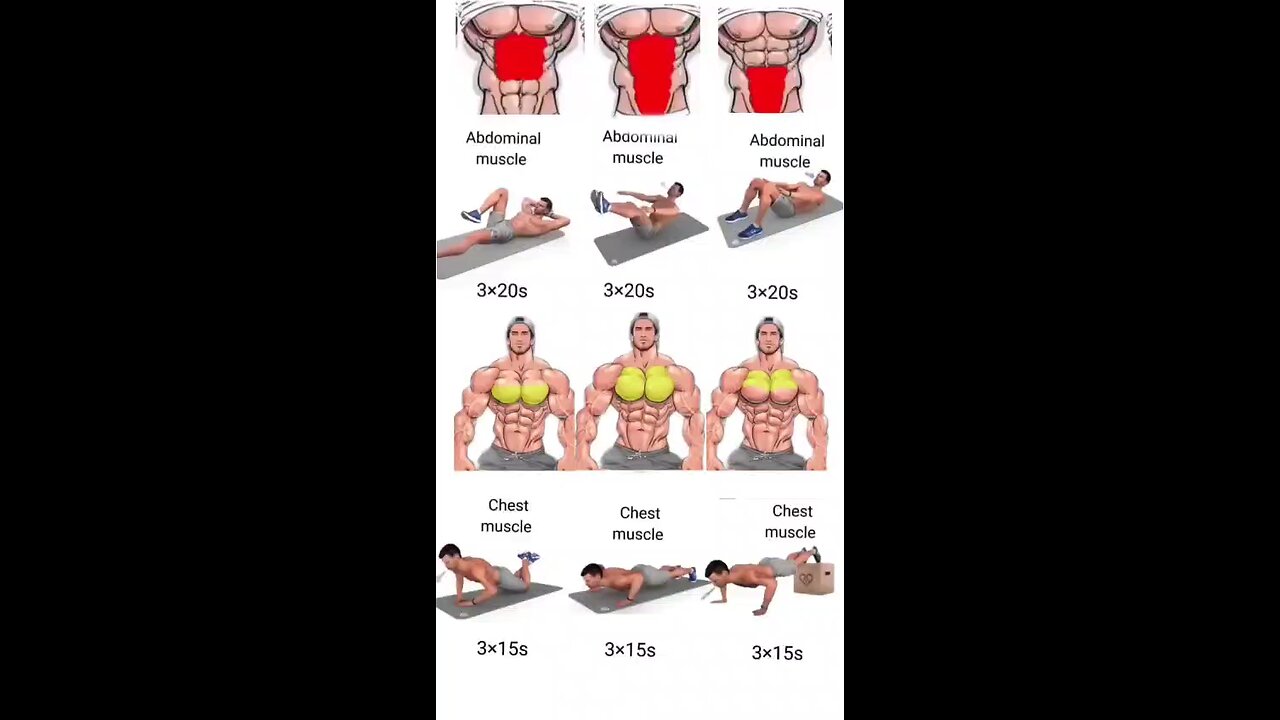 Best chest and Abs workout 🏋