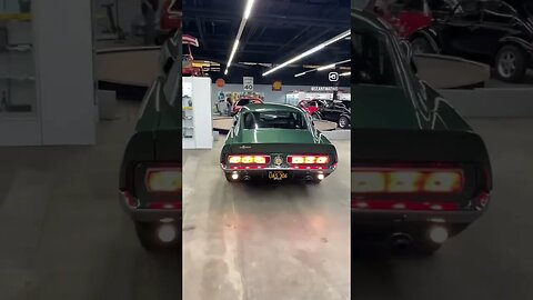 Shelby GT500 coming off the turntable