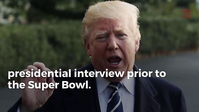 President Trump Plans To Skip "Traditional" Super Bowl Interview