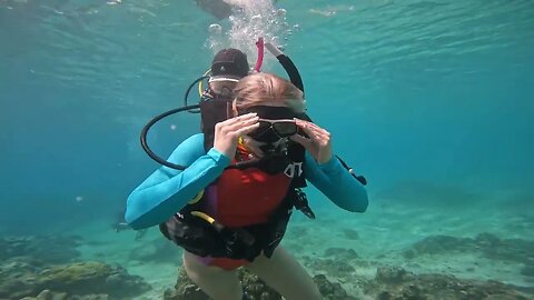 Corey & Andrea go diving w/ us!!!