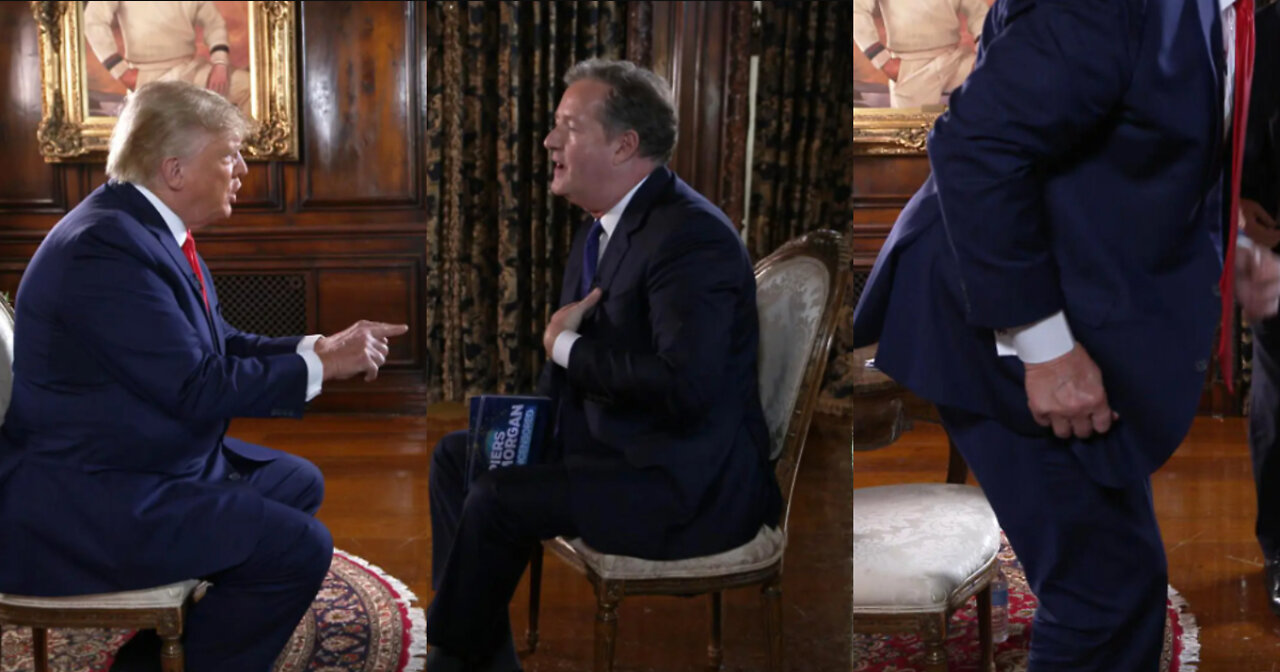 Trump Walks Out of Explosive Piers Morgan Interview After Heated Discussion on 2020 Election