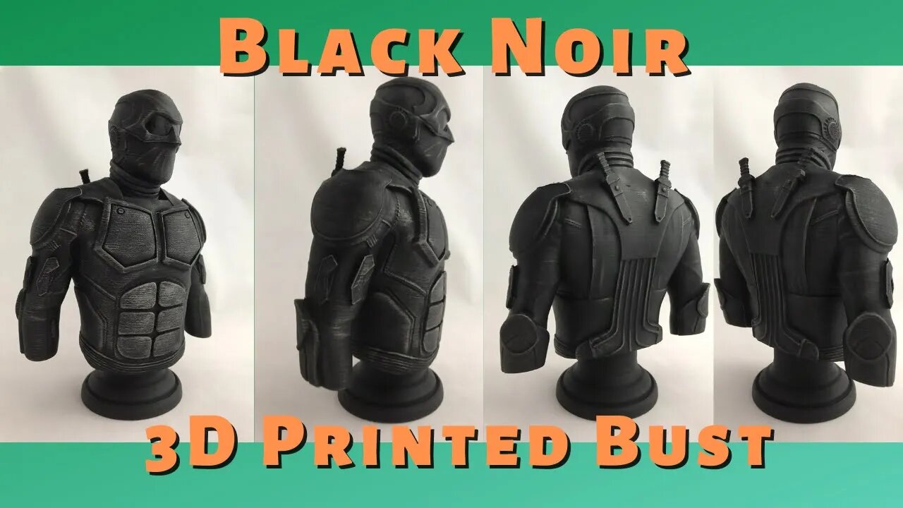 Black Noir bust from The Boys by @FotisMint