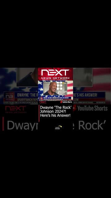 Dwayne ‘The Rock’ Johnson 2024?! Here’s his Answer! #shorts