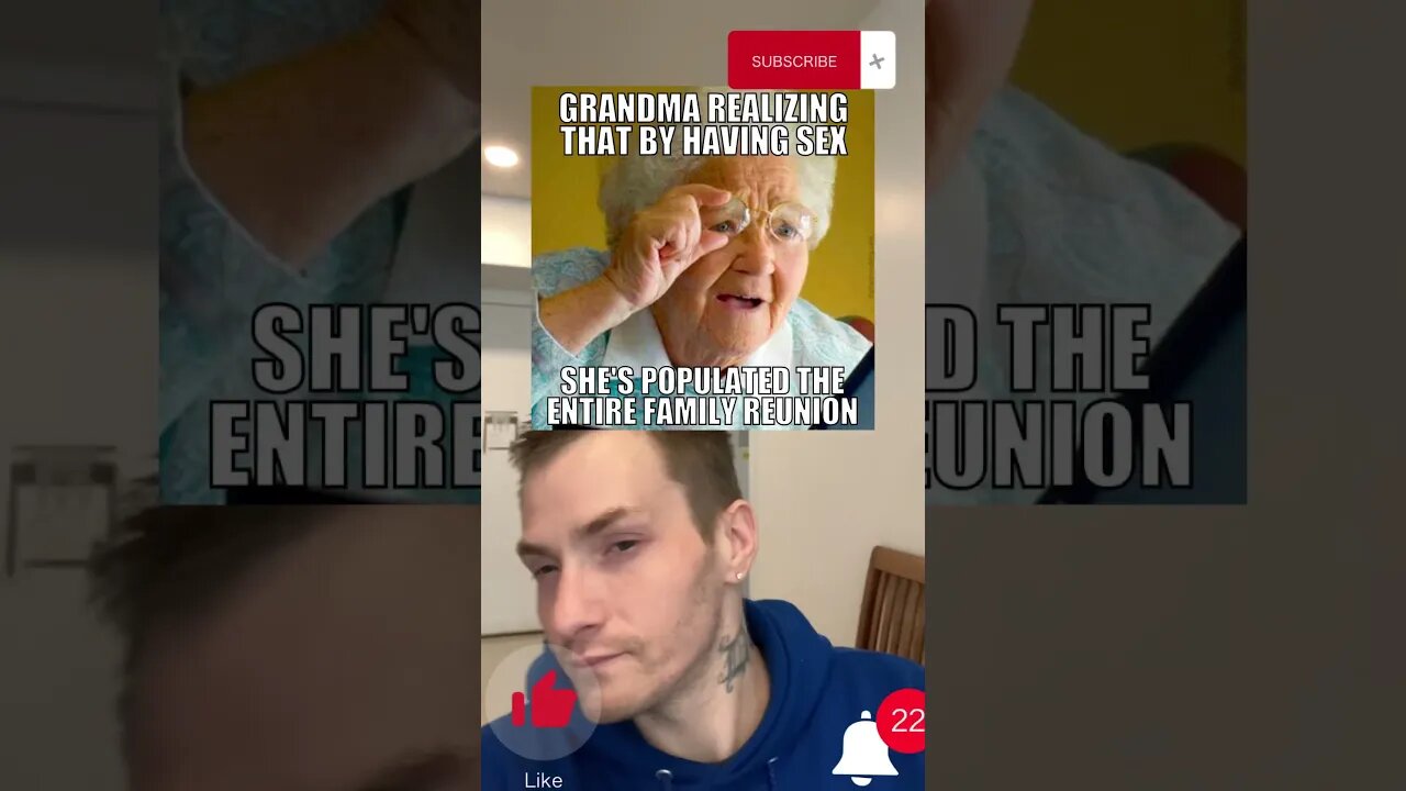 Granny’s a freak!! #comedy #youtuber #shorts #satire