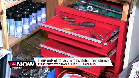 Thousands of dollars in tools stolen from Lakeland church group