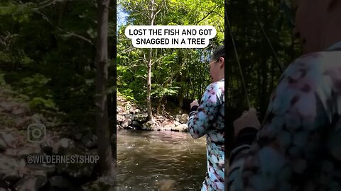 Fly fishing FAIL! The second one was huge. #outdoors #flyfishing #comedyshorts #hunting #funnyshorts