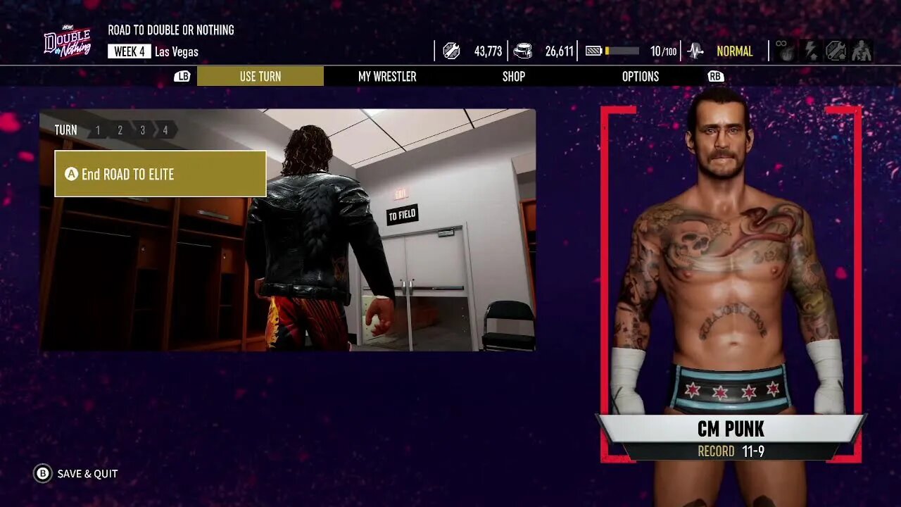 Playing AEW Fight Forever Road to Elite with CM Punk