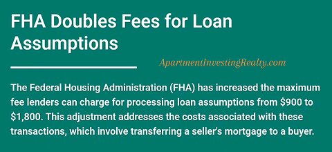 FHA Doubles Fees