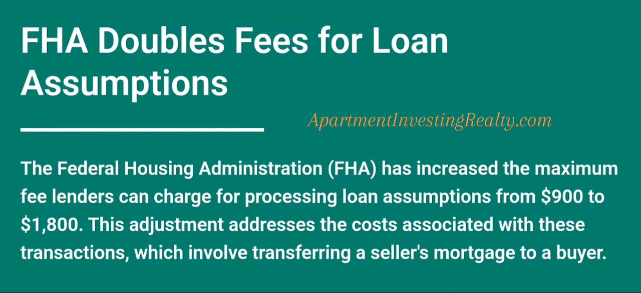 FHA Doubles Fees