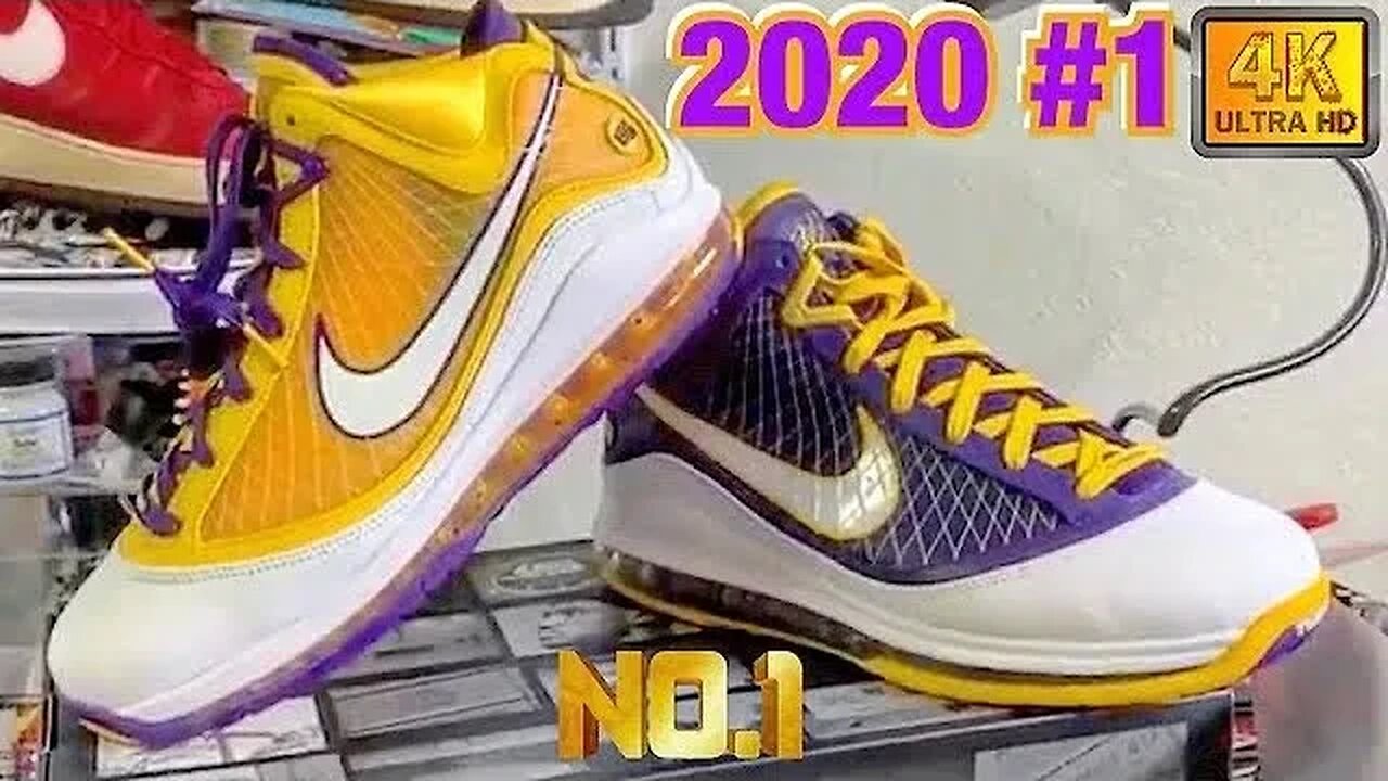 LEBRON 7 "MEDIA DAY" (Court Purple/White-Amarillo) CW2300-500 UNBOXING/DETAILED REVIEW (4K)